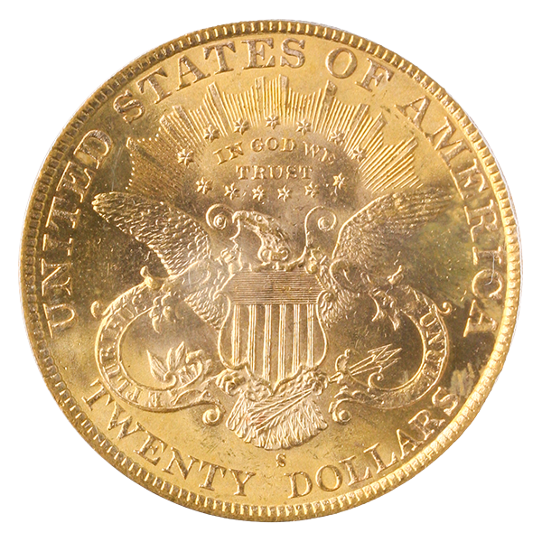 1898-S $20 Liberty PCGS MS64