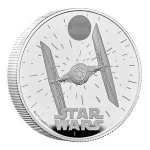 2024 2 oz Silver Royal Mint Star Wars TIE Fighter Proof