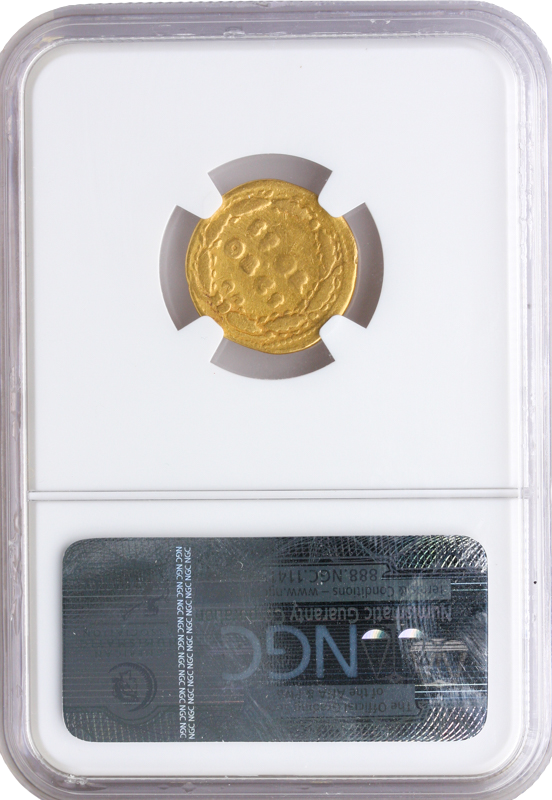 Twelve Caesars Galba Aureus NGC VG Str:5 Srf:3 6.98g