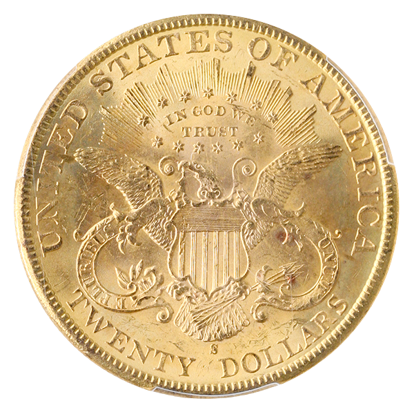 1898-S $20 Liberty PCGS MS64 CAC