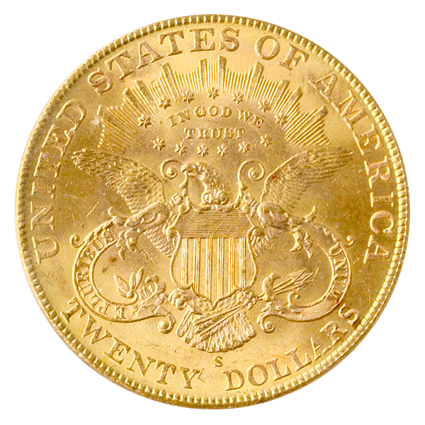 1905-S $20 Liberty PCGS MS64 CAC