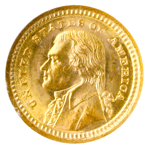 1903 Gold $1.00 Louisiana Purchase Jefferson NGC MS66