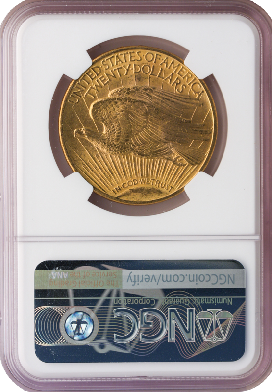 1913-D $20 Saint Gaudens NGC MS64