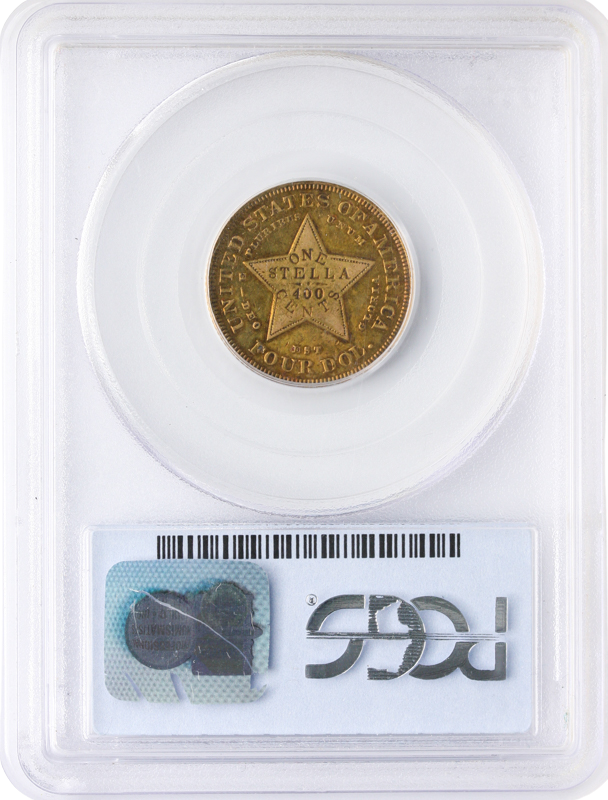 1879 $4 Flowing Hair Stella PCGS PR50 CAC