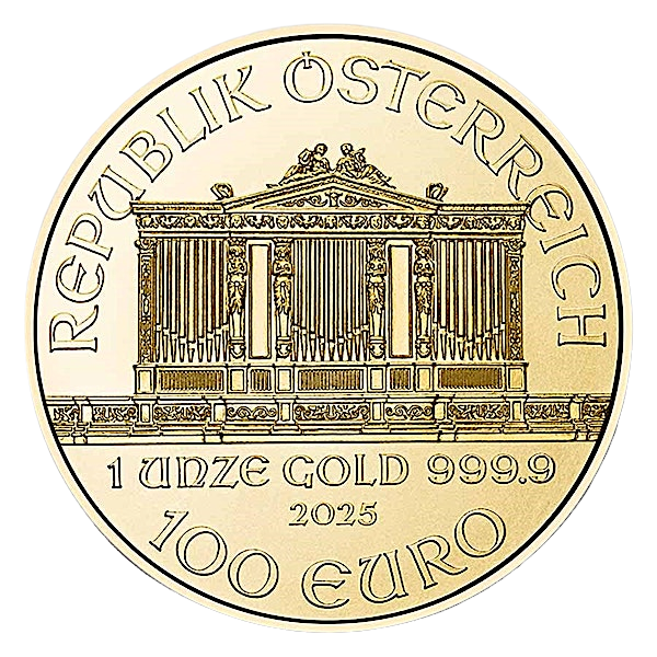 2025 1 oz Gold Austrian Philharmonic (BU)