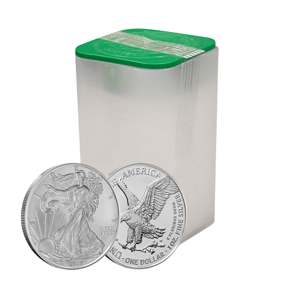 2025 1 oz Silver American Eagle – Tube of 20