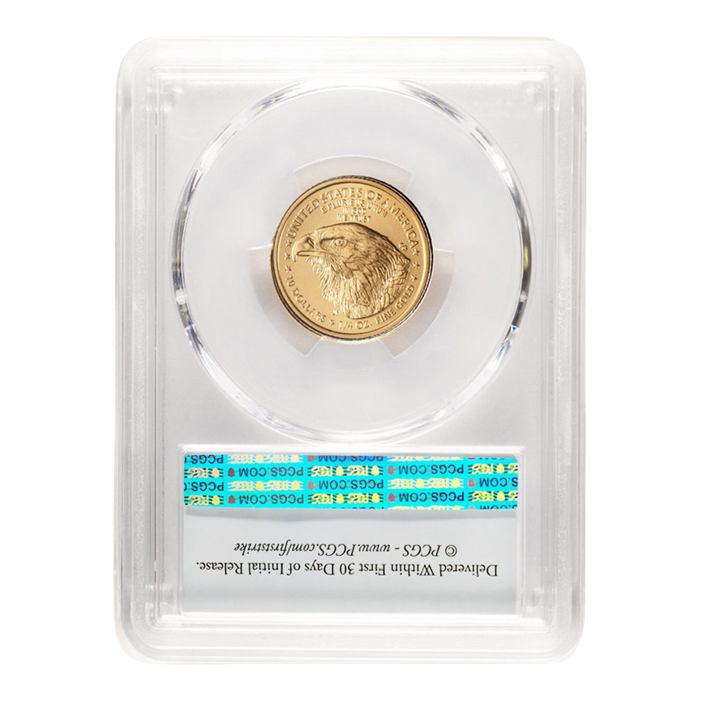 2025 1/4 oz Gold Eagle PCGS MS70 First Strike