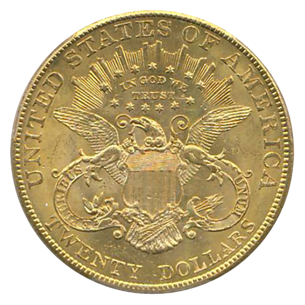 1907 $20 Liberty PCGS MS63 CAC