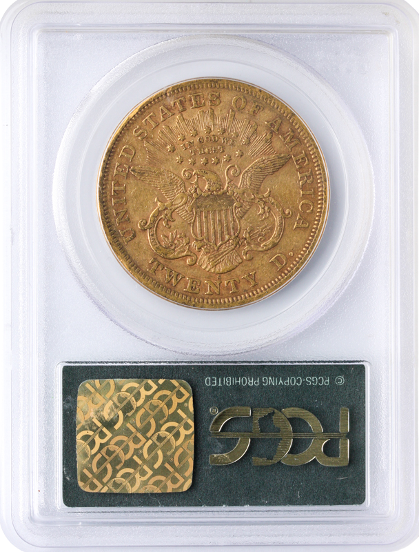 1867-S $20 Liberty PCGS VF35 CAC