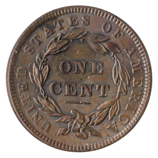 1838 Large Cent PCGS MS64