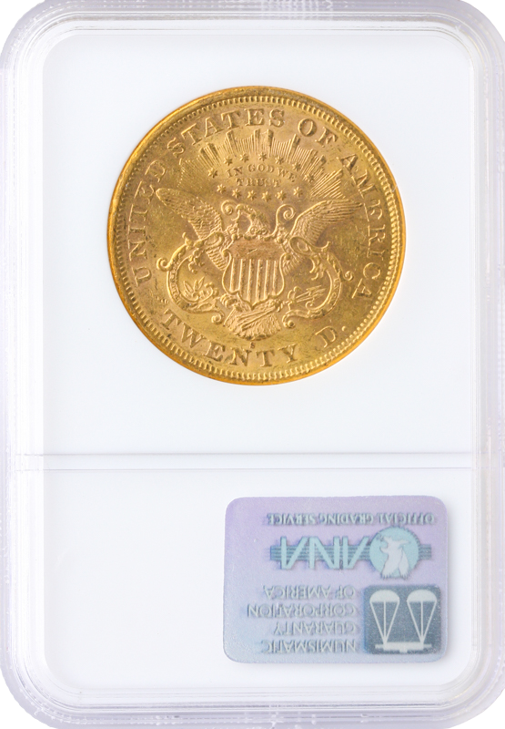 1875-S $20 Liberty NGC MS61