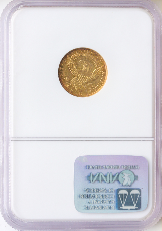 1833 $2.50 Capped Bust NGC AU58