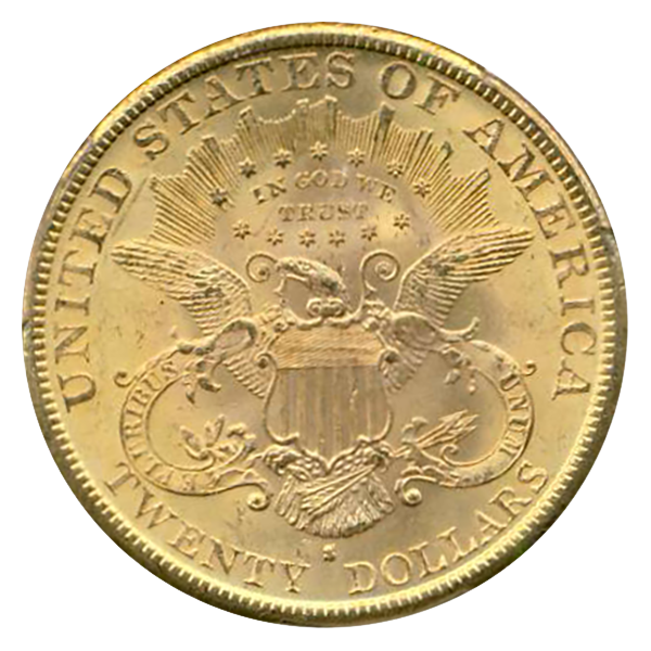 1885-S $20 Liberty PCGS MS64 CAC