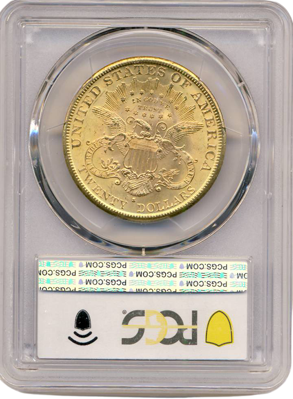 1885-S $20 Liberty PCGS MS64 CAC