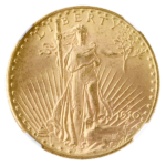 1910-D $20 Saint Gaudens NGC MS64 CAC