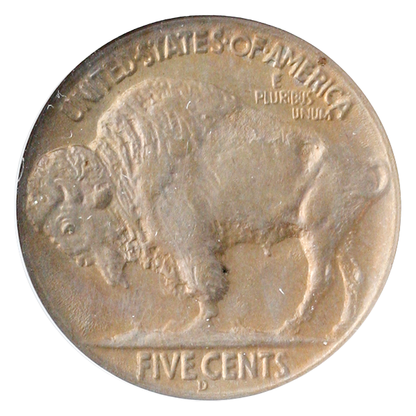 1937-D Buffalo Nickel 3 Leg NGC MS64