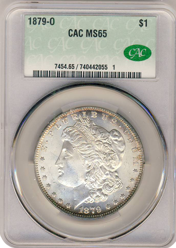 1879-O Morgan $1 CACG MS65