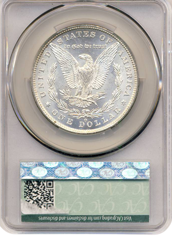 1879-O Morgan $1 CACG MS65