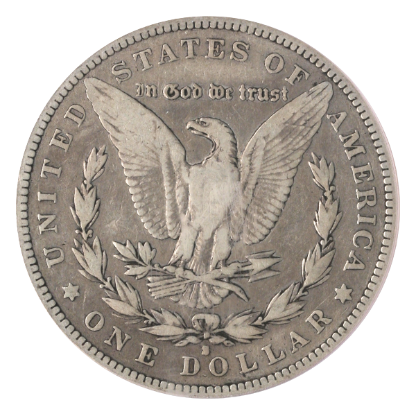 1893-S Morgan $1 PCGS F12 CAC