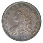 1834 Capped Bust Half Dollar Small Date Small Letters PCGS MS66 CAC