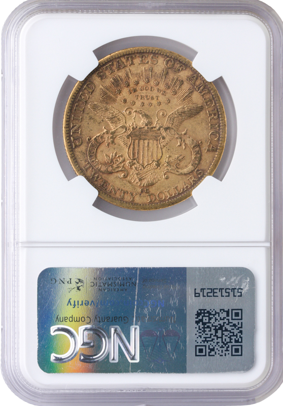 1889-CC $20 Liberty NGC AU55 CAC